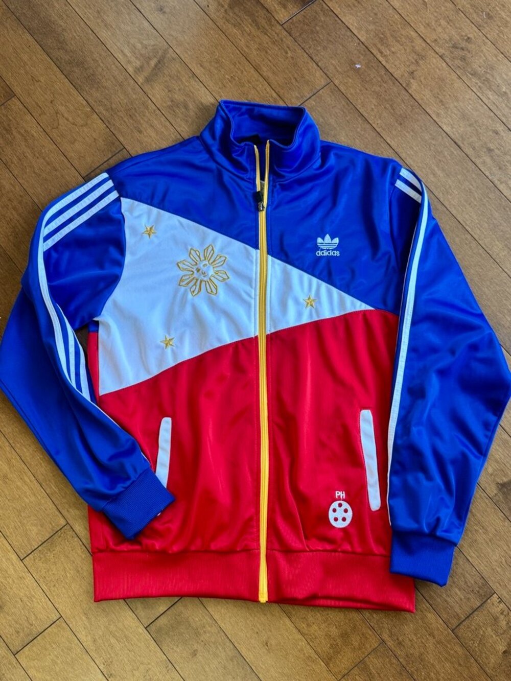 Vintage Y2K Adidas Equipment EQT Philippines Track Jacket XXL Big Logo Flag XXL